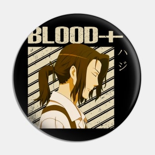 Defenders of Humanity Blood+ Game Apparel for Action Enthusiasts Pin