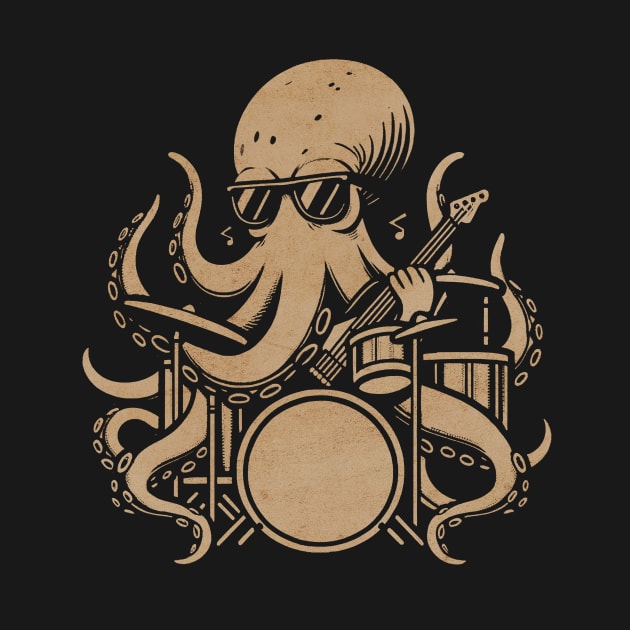 Octopus Drummer by MasutaroOracle