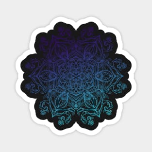 Snowflake Mandala Magnet