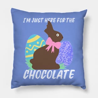 Chocolate Easter Bunny Pillow