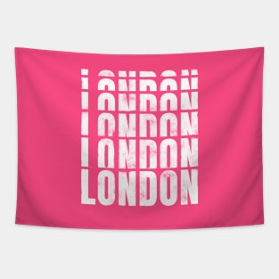 London typography Tapestry