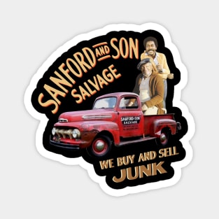 Vintage Sanford and Son Salvage Worn Truck Magnet