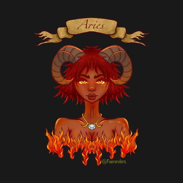 Aries Girl by FaeRenders