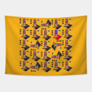 Ancient Aliens- Abstract Chic Pattern Tapestry