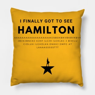 hamilton finally Pillow