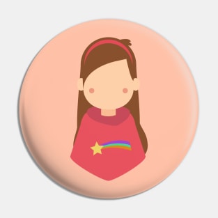 Colorful girl Pin