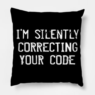 Funny Programmer Software Developer Coder Gift Pillow