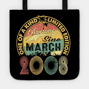 16 Years Old March 2008 Vintage 16Th Birthday Tote