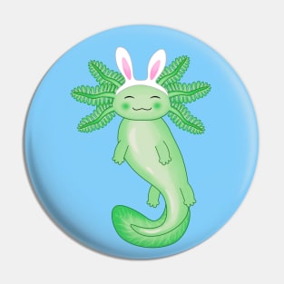 Green Axolotl Pin