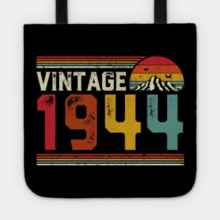 Vintage 1944 Birthday Gift Retro Style Tote