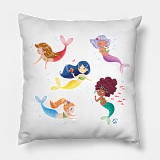 Mermaid Girls Pillow