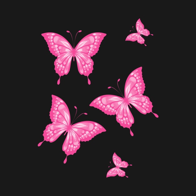 Pink butterfly by Imutobi