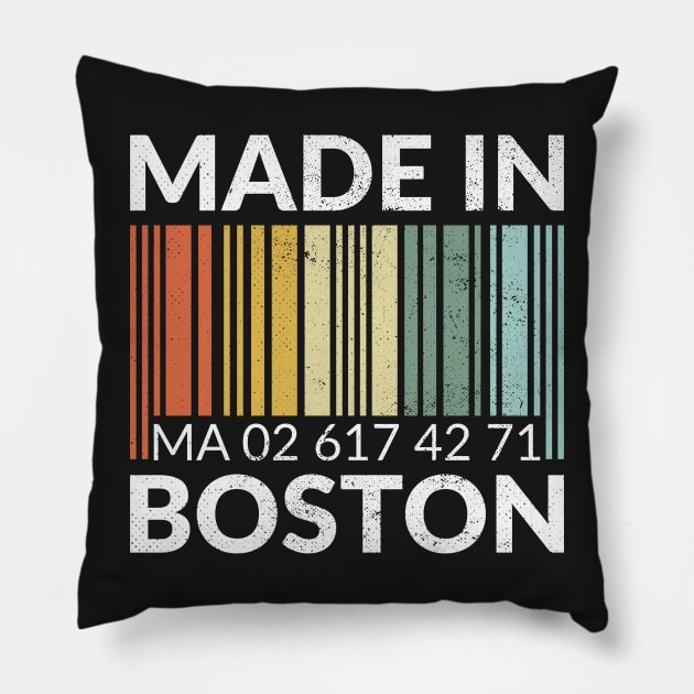 Made in Boston Pillow by zeno27