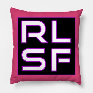 RLSF Black Block Pillow