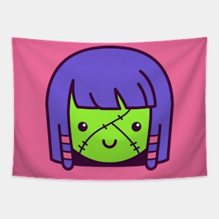 Cute Kawaii Mummy Zombie Girl Cartoon Tapestry