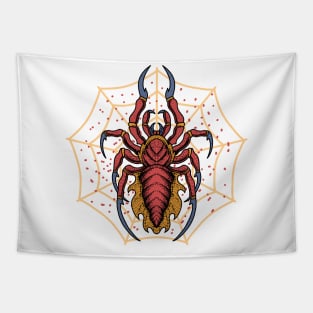 Spidero Back Print Tapestry