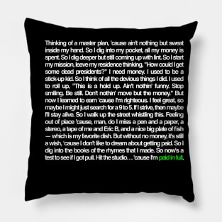 "Thinking of a master plan..." Pillow