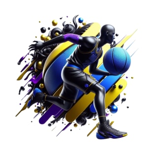 BasketBall 3D Art T-Shirt