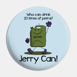 Jerry Can Petrol Joke Pin