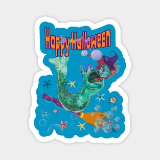 Other mermaid is coming to the Halloween party Magnet