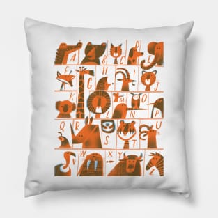 Animal Alphabet Pillow