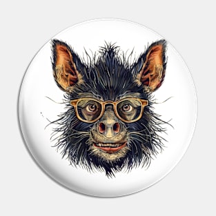 Tassie Devil Scholar: Mischief & Knowledge Pin