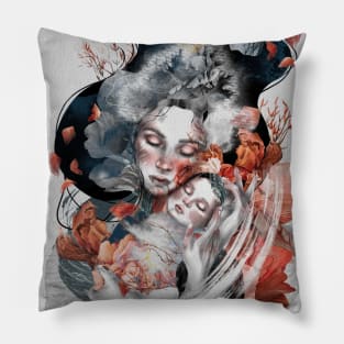 Mother Child 2 Pillow