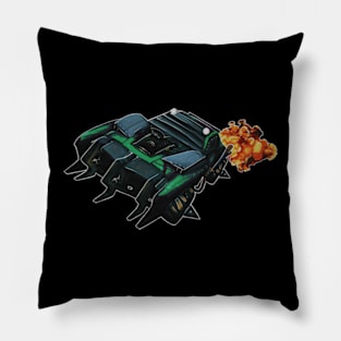 Green Rocket League Car with Boost Pillow