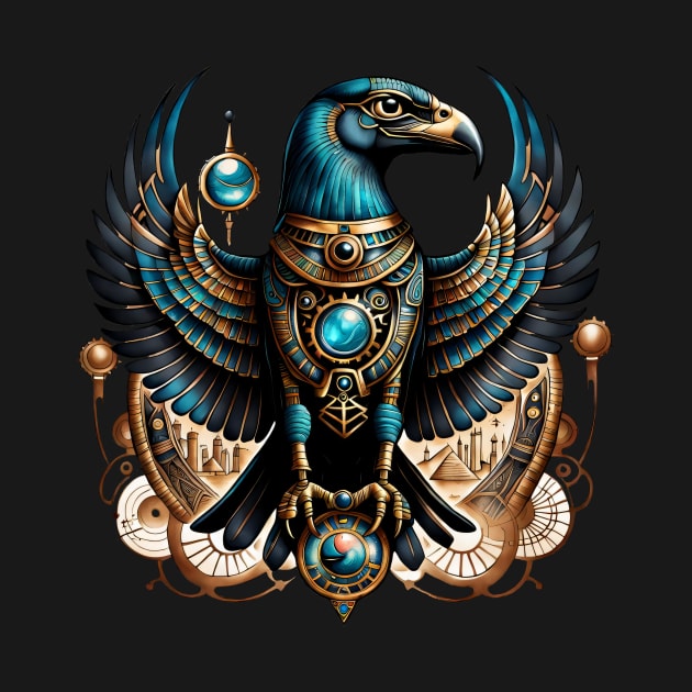 Horus the falcon god. by Nicky2342