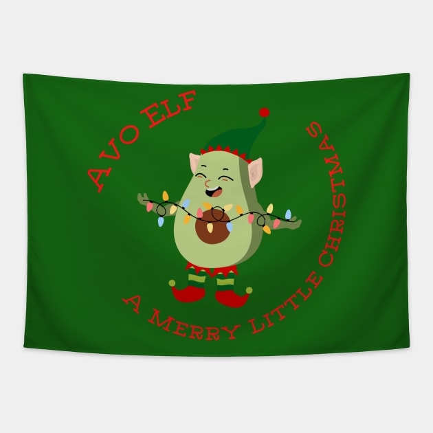 Avo Elf A Merry Little Christmas Tapestry by sweetrevenge