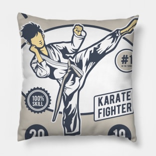 Karate Fighter Club Pillow