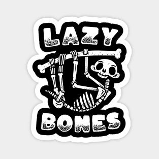 Funny Animals Puns Sloth Lazy Bones Magnet