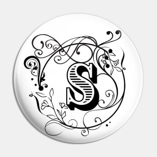 Letter S Pin