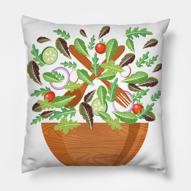 Floating Salad Pillow by SWON Design