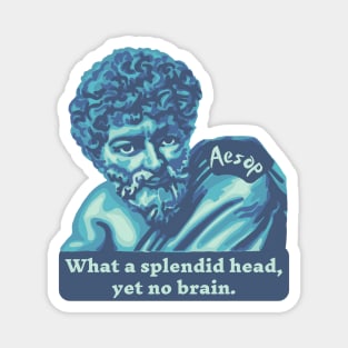 Aesop Portrait and Quote Magnet