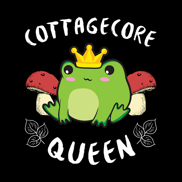 Cottagecore Aesthetic Kawaii Frog Queen Goblincore by Alex21