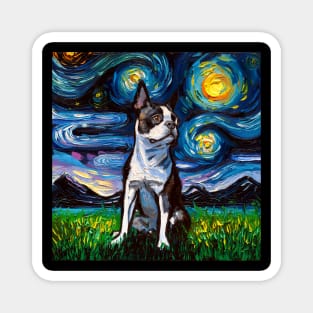 Boston Terrier Night 2 Magnet