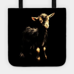 Baby Goat Silhouette #4 Tote