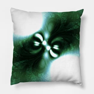 Green Insect Butterfly Portal Fantasy Dream Print Pillow