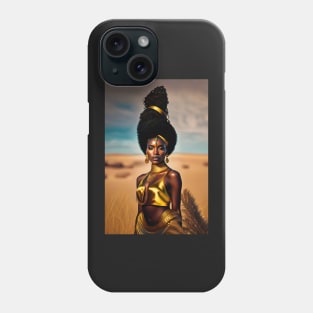 Golden tribal queen 1 Phone Case