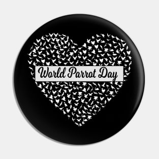 World Parrot Day Pin