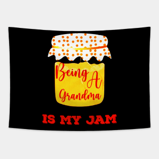 Being a Grandma Is My Jam Fun Tapestry