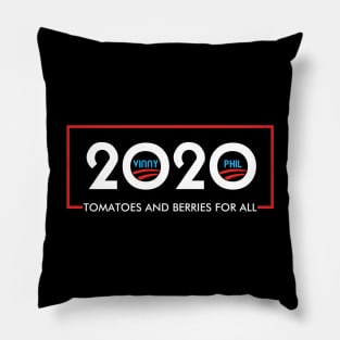 Vinny 2020 - Tomatoes and Berries for All Pillow