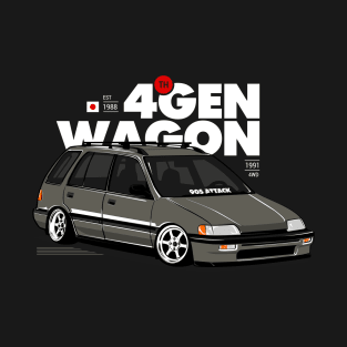 Honda Civic 4th Generation Shuttle Wagon JDM T-Shirt