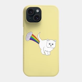 Cat Fart Rainbow Phone Case