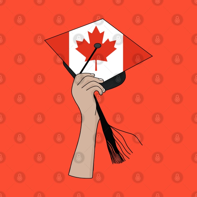 Holding the Square Academic Cap Canada by DiegoCarvalho