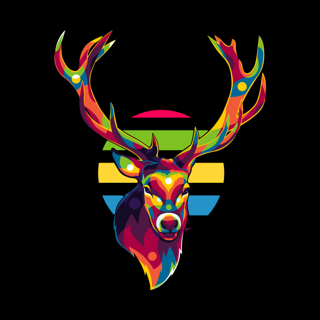 Great Deer Portrait by wpaprint