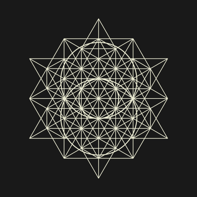 Flower of Life Star of David Sacred Geometry by The Dream Team