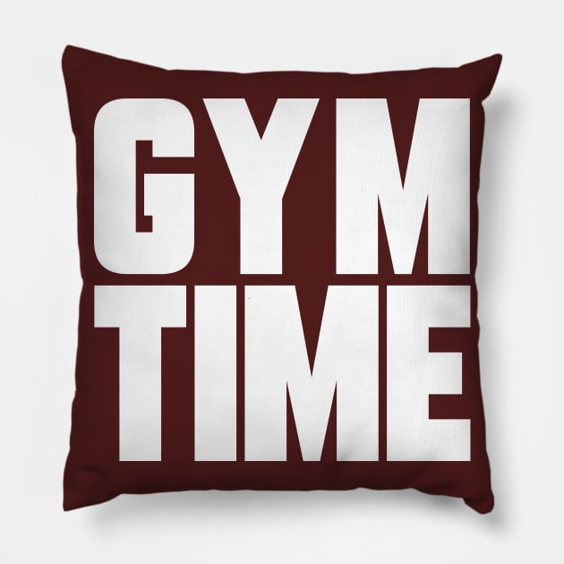 Gym Time Pillow by OldTony