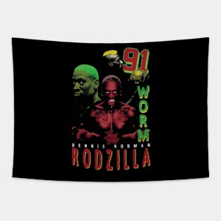 Dennis Rodman Hall Fame Tapestry